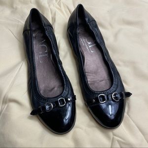 AGL Toe Black Ballet Flat